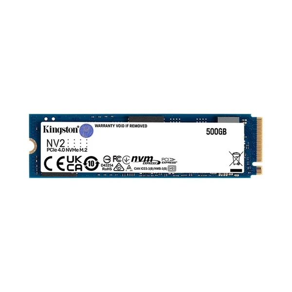 SSD Kingston NV2 M.2 PCIe Gen4 x4 NVMe 500GB SNV2S/500G