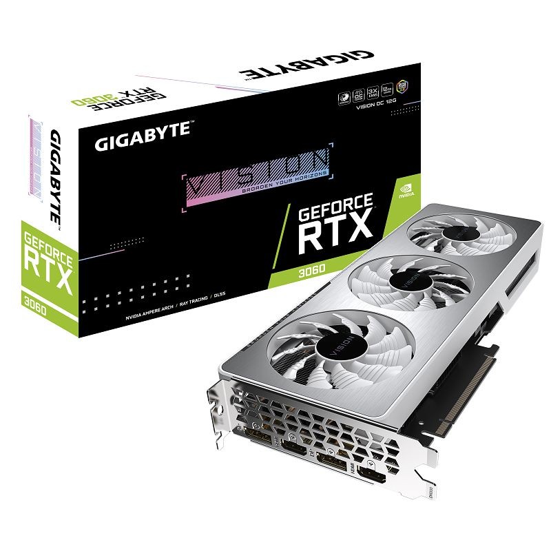 Card màn hình GIGABYTE GeForce RTX 3060 VISION OC 12G