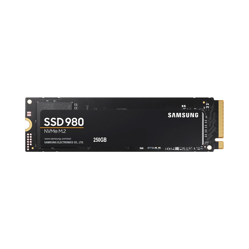 Ổ CỨNG SSD SAMSUNG 980 250GB PCIE NVME 3.0X4 (ĐỌC 2900MB/S - GHI 1300MB/S)