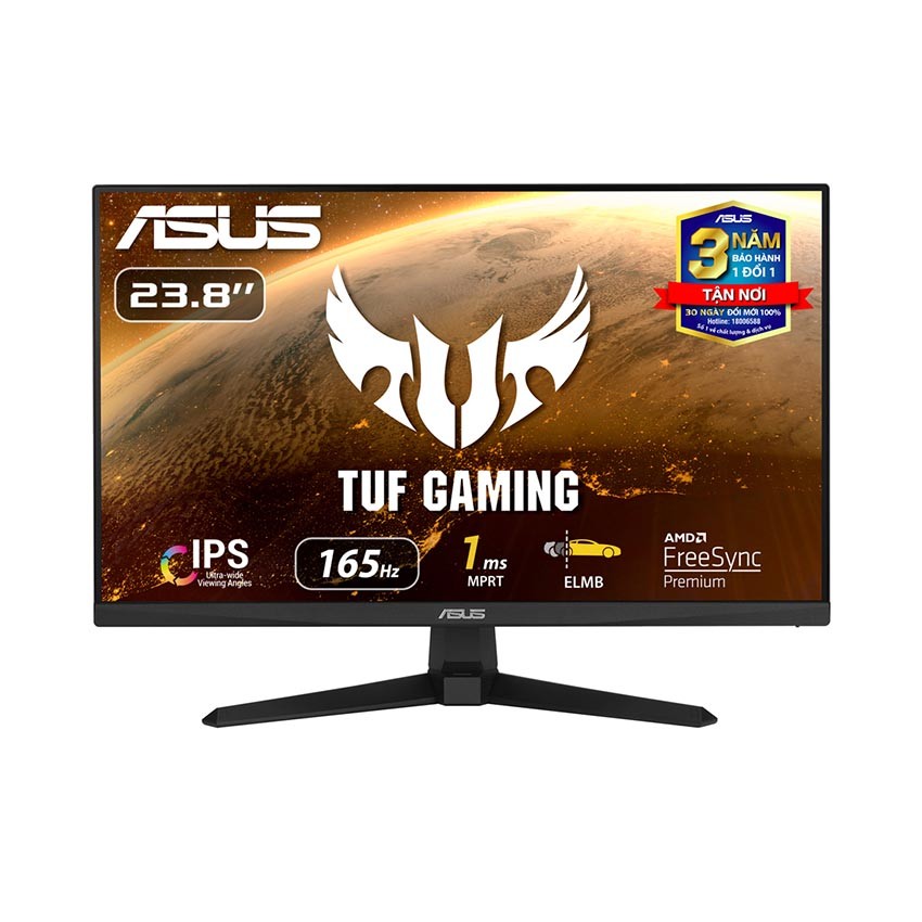 Màn hình Gaming ASUS TUF VG249Q1A (23.8 inch/ FHD - IPS/ 165Hz/ 1ms/ FreeSync - Speaker)