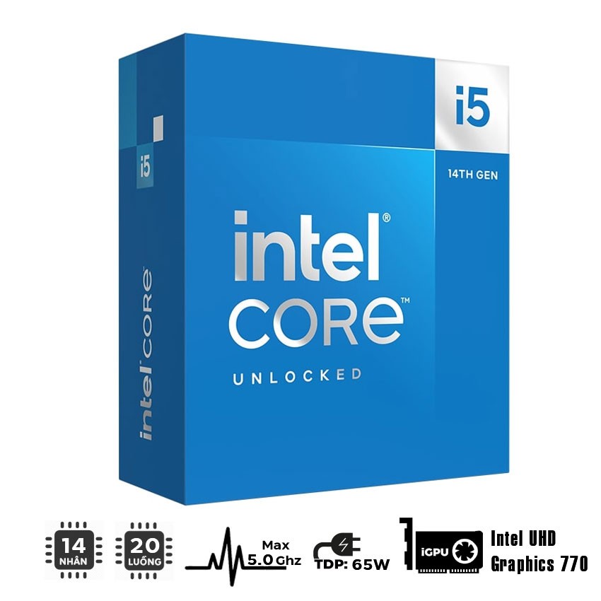 CPU Intel Core i5 14500 | 5.0 GHz, 14 Cores 20 Threads, LGA1700